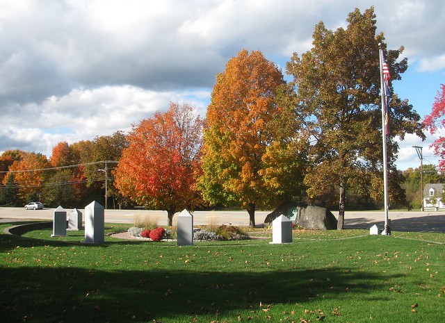 Veterans Memorial Garden autumn